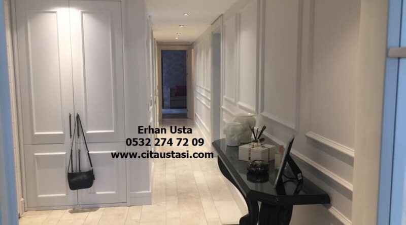 Halkalı Duvar Çıta Dekoru